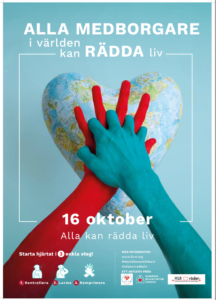 16 oktober, internationella hjärtstoppsdagen ”Restart a heartday